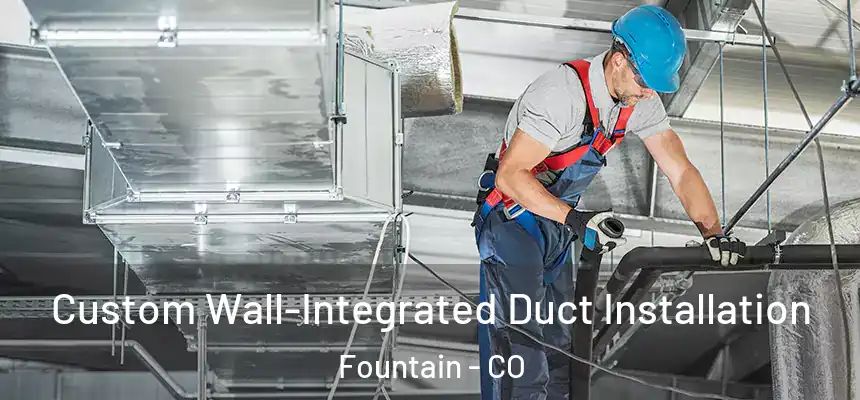 Custom Wall-Integrated Duct Installation Fountain - CO